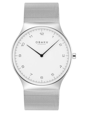 Reloj Obaku Denmark Slank - Steel para hombre V306GXCWMC