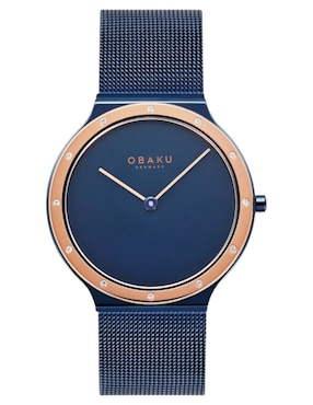 Reloj Obaku Denmark Note Lille Ocean para mujer V285LESLML