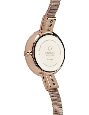 Reloj Obaku Denmark Siv Rose para mujer V129LXVVMV1
