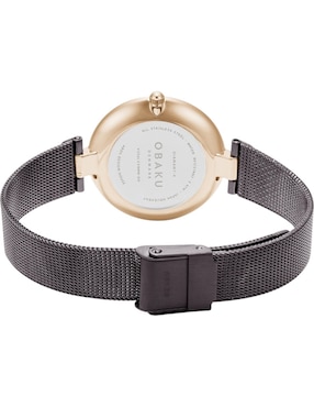 Reloj Obaku Denmark Diamant Walnut para mujer V256LXVNMN-DD