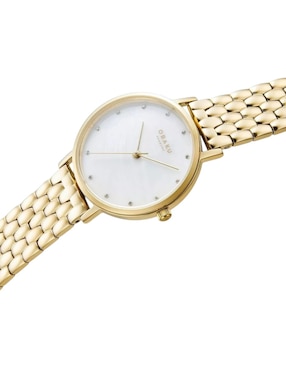 Reloj Obaku Denmark Brink Lille Perlemor para mujer V248LXGWSG