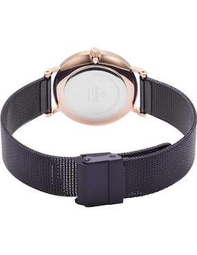 Reloj Obaku Denmark Mark Lille Walnut para mujer V197LXVNMN