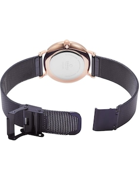 Reloj Obaku Denmark Mark Lille Walnut para mujer V197LXVNMN