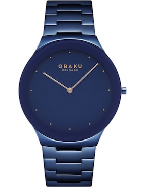 Reloj Obaku Denmark Spejl Blue para hombre V290GXLLSL
