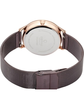 Reloj Obaku Denmark Lind Walnut para mujer V212LMVNMN