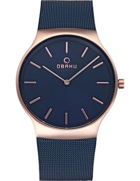 Reloj Obaku Denmark Rolig Ocean para hombre V178GXVLML