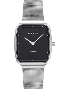 Reloj Obaku Denmark Tern Lille Onyx para mujer V267LXCBMC