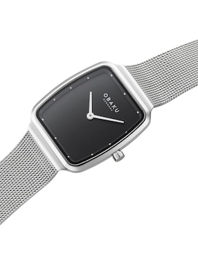 Reloj Obaku Denmark Tern Lille Onyx para mujer V267LXCBMC