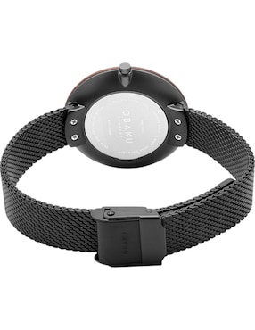 Reloj Obaku Denmark Trae Lille Charcoal para mujer V245LXBBMB