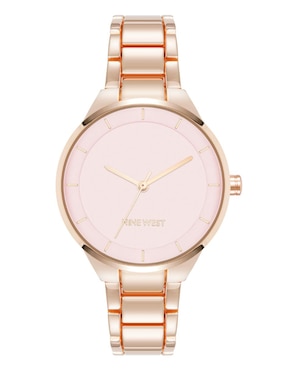 Reloj Nine West Rose Gold Collection para mujer NW3234PKRG