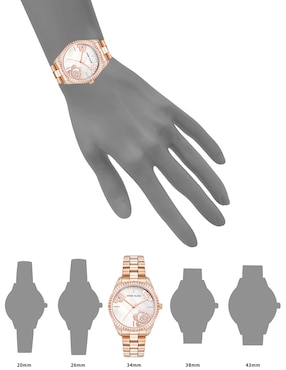 Reloj Anne Klein Rose Gold Collection para mujer AK5288FMRG