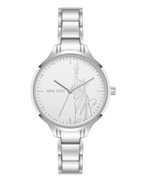Reloj Nine West Silver Collection para mujer NW3369SVSV