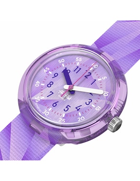 Reloj Flik-Flak Purple Prism para niña ZFPNP167