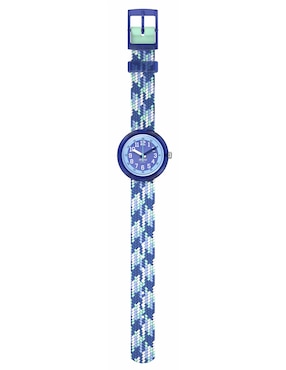 Reloj Flik-Flak Braid in Blue unisex ZFPNP169