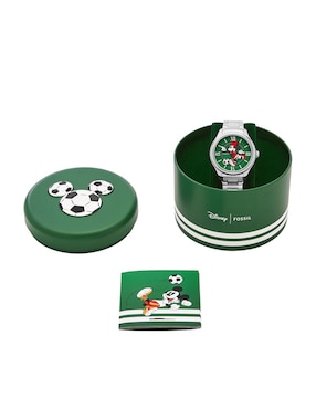 Reloj Fossil Disney Edición Limitada Minnie Mouse Soccer para mujer LE1201