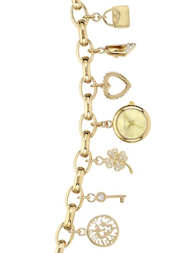 Reloj pulsera Anne Klein Gold Collection para mujer 107607RMCH