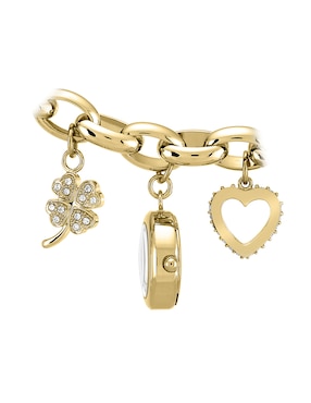 Reloj pulsera Anne Klein Gold Collection para mujer 107607RMCH