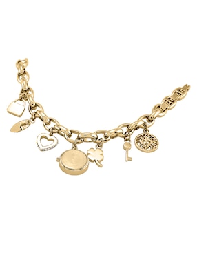 Reloj pulsera Anne Klein Gold Collection para mujer 107607RMCH