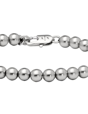 Pulsera A/X Armani Exchange Classic con acabado pulido