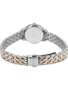 Reloj Obaku Denmark Mykke Petite Cherrywood para mujer V297SXZWSH