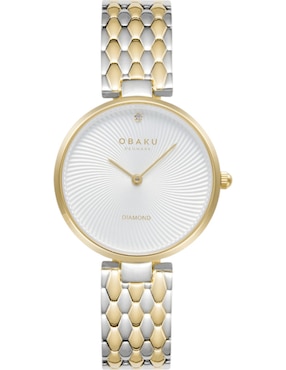 Reloj Obaku Denmark Diamant Bright para mujer V256LXFISF