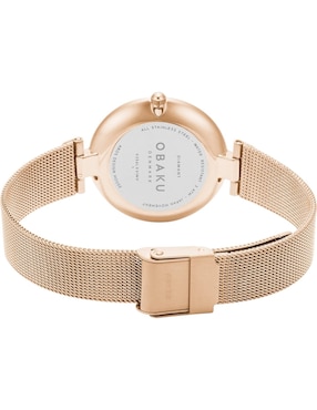 Reloj Obaku Denmark Diamant Peony para mujer V256LXVPMV