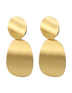 Aretes Enso con acabado pulido