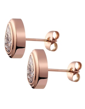Broqueles de gota Enso con acabado pulido cristal