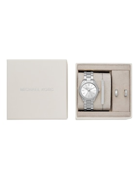 Reloj Michael Kors Slim Runway para mujer MK7563SET