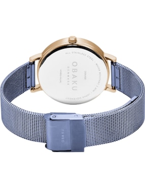Reloj Obaku Denmark Draabe Ocean unisex V248GHVLML