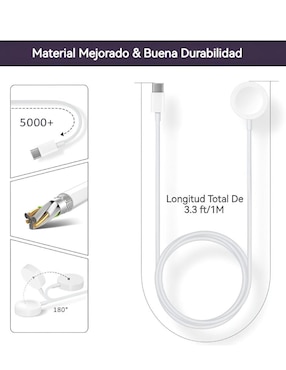 Cargador para smartwatch Xtellar de 5 W USB tipo C Xtllar5063