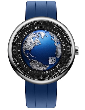 Reloj Ciga Design Blue Planet II "Atlantic” Stainless Steel para hombre U039-SU01-W6U