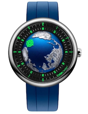 Reloj Ciga Design Blue Planet II "Atlantic” Stainless Steel para hombre U039-SU01-W6U