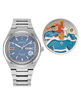 Kit de reloj Citizen Marvel 4 fantasticos para hombre 62028