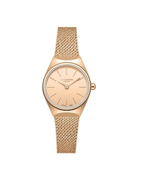 Reloj Lee Cooper Rose Gold Collection para mujer LC08140.410