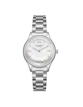 Reloj Lee Cooper Silver Collection para mujer LC08157.320