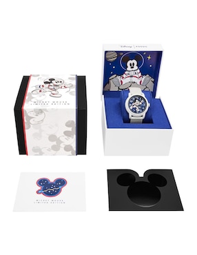 Reloj Fossil Disney Edición Limitada Mickey Mouse Astronauta unisex LE1194