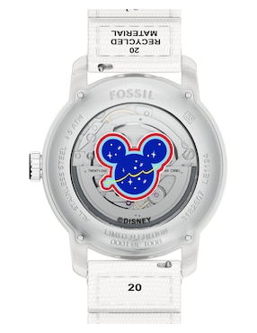 Reloj Fossil Disney Edición Limitada Mickey Mouse Astronauta unisex LE1194