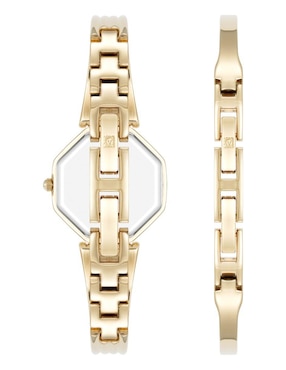 Kit de reloj Anne Klein Gold Collection para mujer AK5418GPST