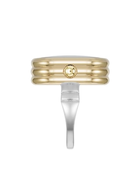 Reloj anillo Anne Klein Two Tone Collection para mujer AK5127RINGPVT