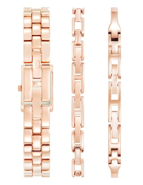 Kit de reloj Anne Klein Rose Gold Collection para mujer AK5430RGST