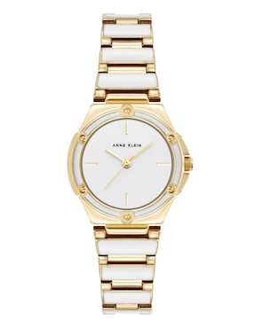 Reloj Anne Klein White Collection para mujer AK5358WTGB