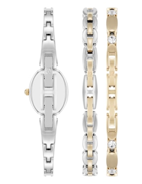Kit de reloj Anne Klein Two Tone Collection para mujer AK5433TTST