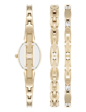 Kit de reloj Anne Klein Gold Collection para mujer AK5432GPST