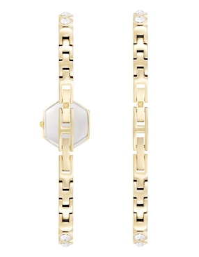 Kit de reloj Anne Klein Gold Collection para mujer AK5434GPST