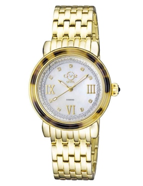 Reloj Gevril Marsala Tortoise Diamond para mujer 9851B