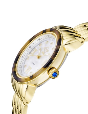Reloj Gevril Marsala Tortoise Diamond para mujer 9851B