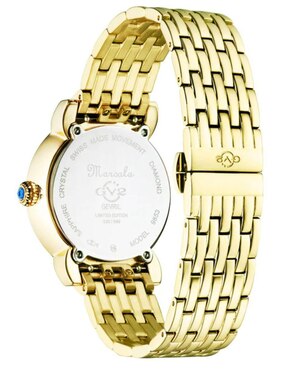 Reloj Gevril Marsala Tortoise Diamond para mujer 9851B