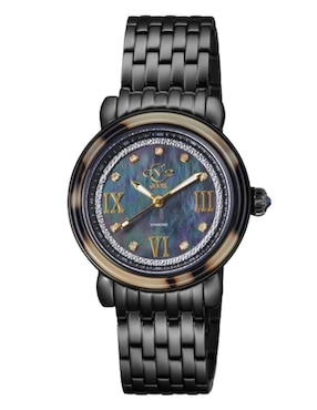 Reloj Gevril Marsala Tortoise Diamond para mujer 9852B