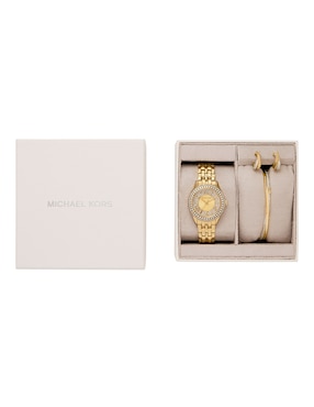 Kit de reloj Michael Kors Harlowe para mujer MK4974SET